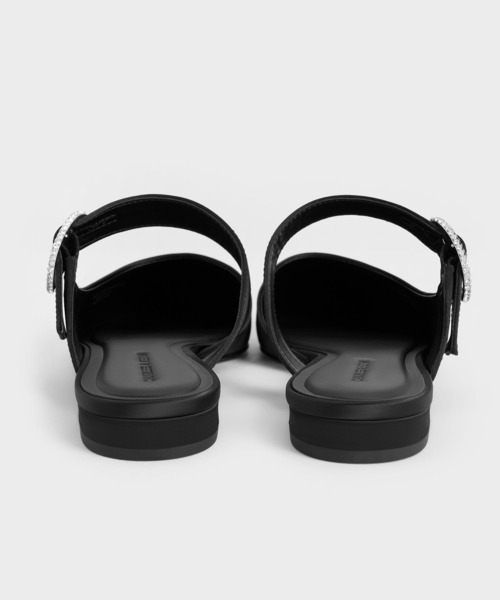 CHARLES ＆ KEITH（チャールズ&キース） サンダル クリスタルバックル