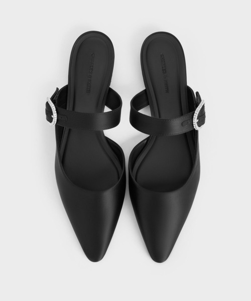 CHARLES ＆ KEITH（チャールズ&キース） サンダル クリスタルバックル