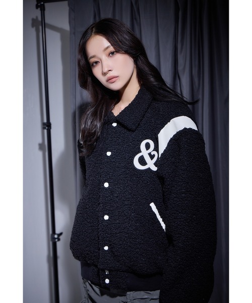 ANDGEEBEE（アンジービー） スタジャン UNISEX フェイクボアスタジャン