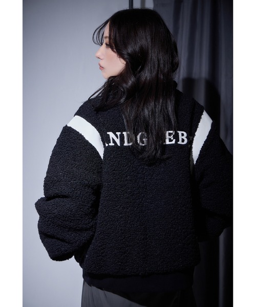 ANDGEEBEE スタジャン UNISEX フェイクボアスタジャン レディース