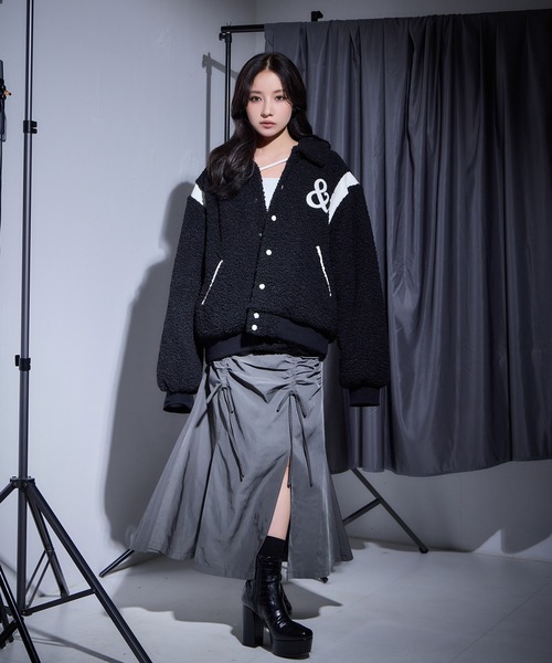 限定値下げ¥169,699→¥100,000【非売品/新品未使用】AGスタジャン ANDGEEBEE スタジャン UNISEX フェイクボアスタジャン レディース