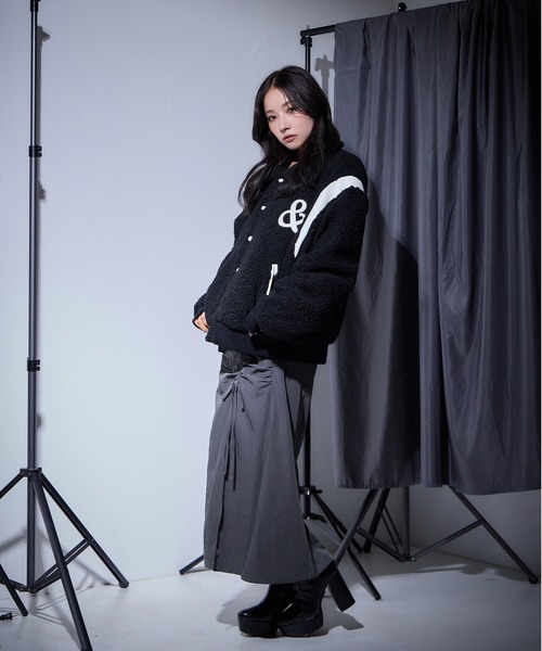 【新発売】 ANDGEEBEE スタジャン フェイクボアスタジャン UNISEX ジャケット・アウター