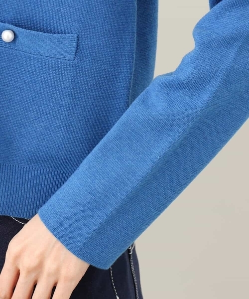 MK MICHEL KLEIN カーディガン 2024AW/ミラノリブニット