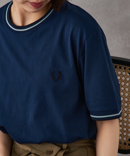 tシャツ 「FRED PERRY」TWIN TIPPED T-SHIRT M1588 レディース メンズ FRED PERRY tシャツ 「FRED PERRY」TWIN TIPPED T-SHIRT M1588
