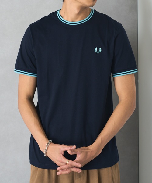 FRED PERRY tシャツ 「FRED PERRY」TWIN TIPPED T-SHIRT M1588