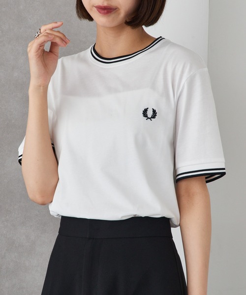 FRED PERRY tシャツ 「FRED PERRY」TWIN TIPPED T-SHIRT M1588