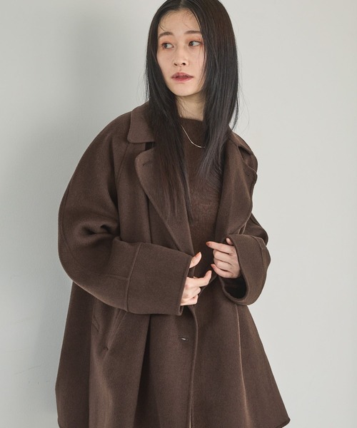 A part by（アパートバイ） コート アウター カシープミドルジャケット