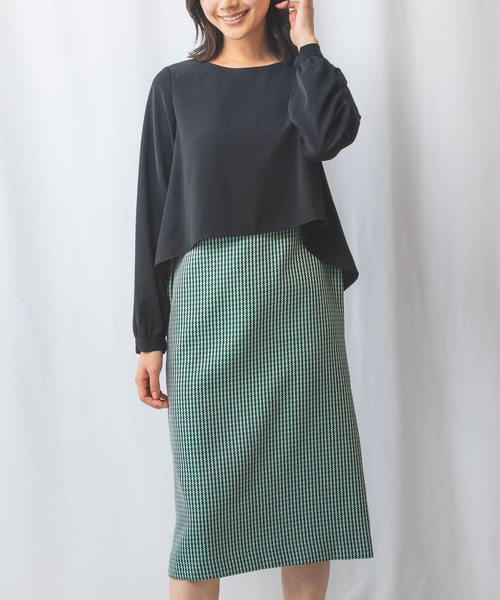 NARACAMICIE（ナラカミーチェ） ワンピース 「NALACARA」ツーピース風