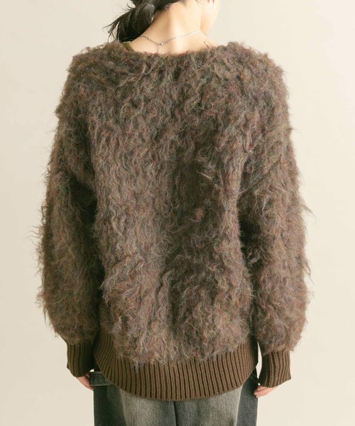 【完売品】シャギーカーディガン Shelly island（シェリーアイランド） カーディガン シャギー