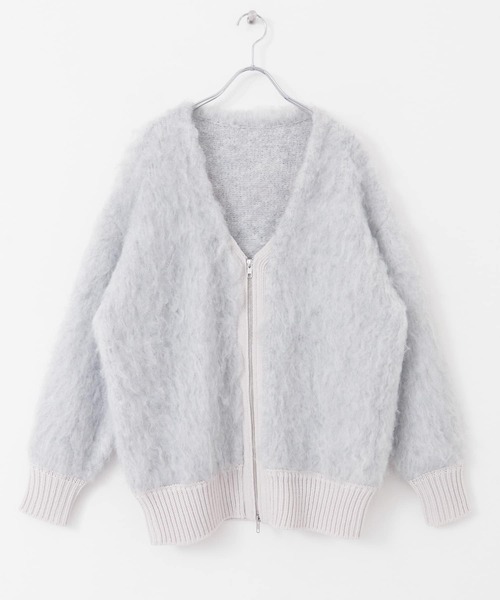 【完売品】シャギーカーディガン Shelly island（シェリーアイランド） カーディガン シャギー