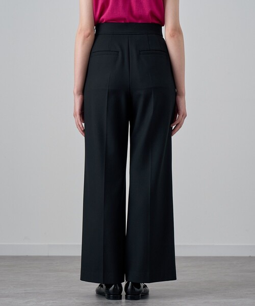 ANAYI（アナイ） パンツ ツイル裏起毛サイドボタンパンツ レディース  