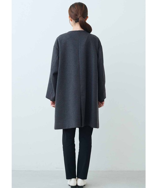 シロップ． ノーカラーコート コート フランスの印象派画家モネの世界