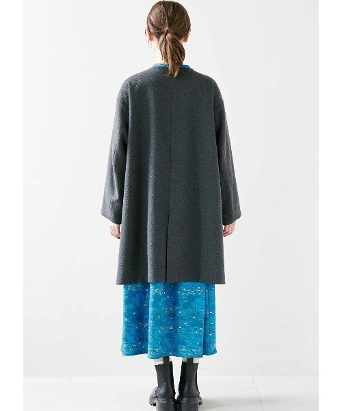 シロップ． ノーカラーコート コート フランスの印象派画家モネの世界