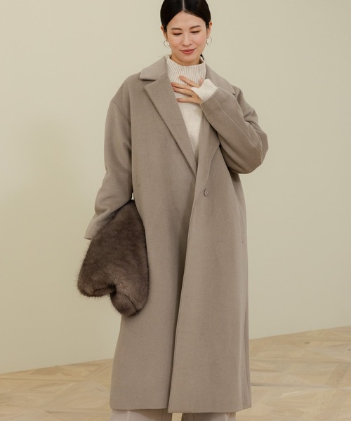 Elura コート チェスターコート スペリオルウールロングコート