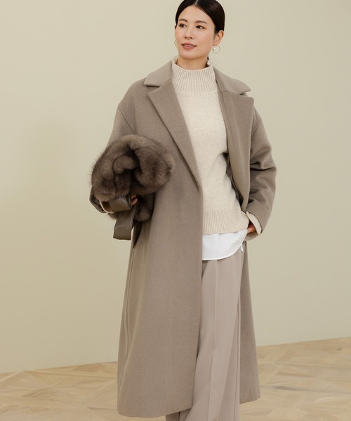 Elura コート チェスターコート スペリオルウールロングコート