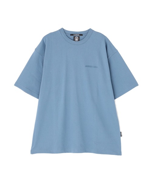 AVIREX tシャツ CIRCLE LOGO T-SHIRT ”QUEENS BRIDGE