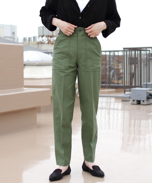 THE SHINZONE」 チノパンツ 36 オリーブ レディース