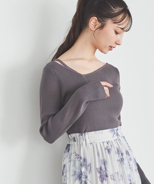 31 Sons de mode（トランテアン ソン ドゥ モード） ワンピース ニット