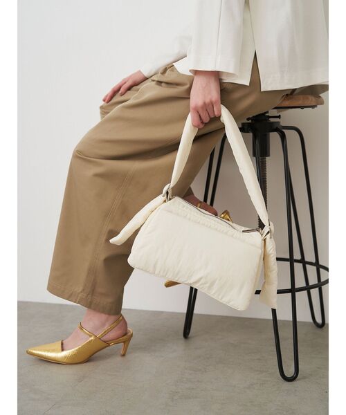 ELENDEEK（エレンディーク） ハンドバッグ パディングバックルバッグ