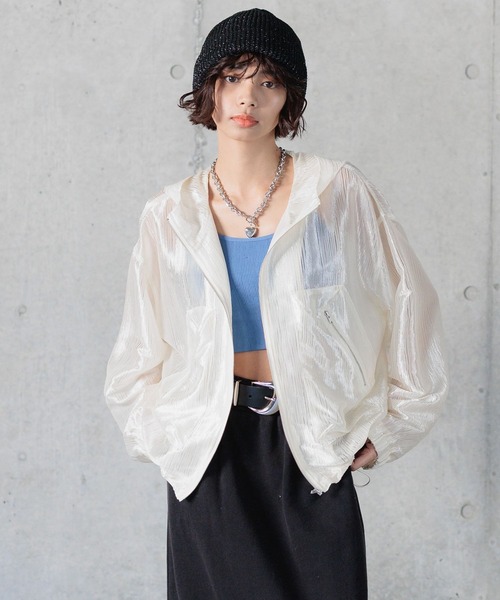 PAGEBOY（ページボーイ） ブルゾン アウター シャイニーシアーブルゾン