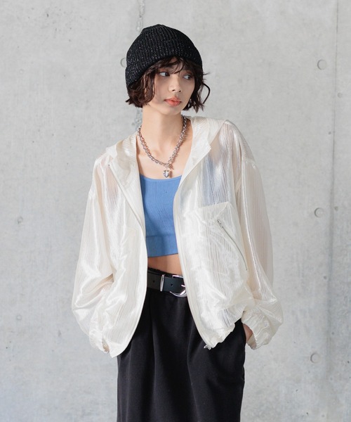 PAGEBOY（ページボーイ） ブルゾン アウター シャイニーシアーブルゾン