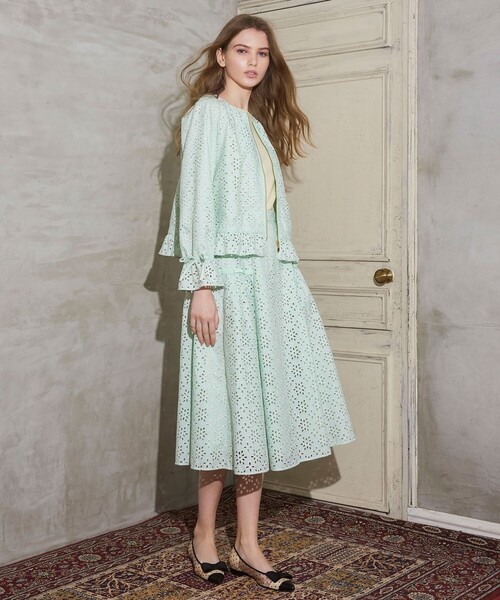 TOCCA（トッカ） ジャケット ノーカラージャケット FLOWER STORM