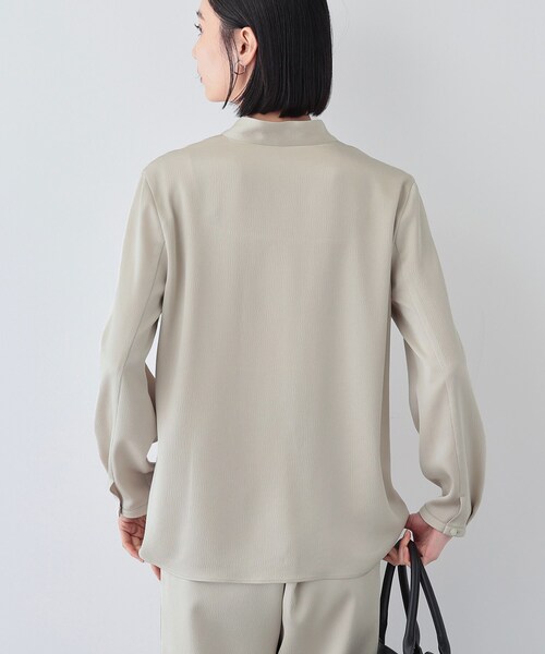 インディヴィ（INDIVI）/【日本製／SETUP可能】スカーフデザインブラウス INDIVI（インディヴィ） ブラウス シャツ 「日本製／SETUP可能