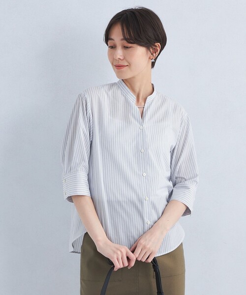 「green label relaxing」 長袖ブラウス FREE ナチュラル レディース green label relaxing 「green relaxing」 長袖ブラウス FREE