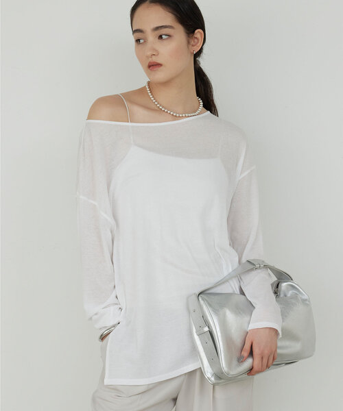 tシャツ 「La nature linge」オーバーシアーロンT レディース メンズ