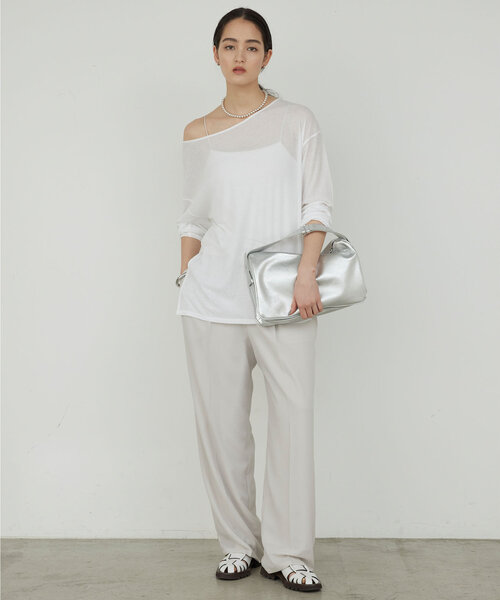 tシャツ 「La nature linge」オーバーシアーロンT レディース メンズ GALLARDAGALANTE tシャツ 「La nature linge」オーバーシ