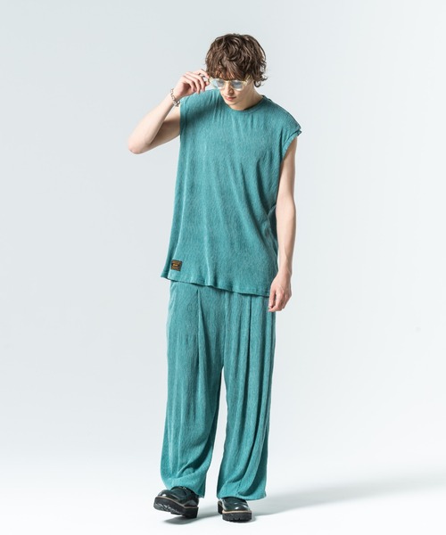 glambグラムGlamour Crepe Sleeveless T-Shirt glamb tシャツ Glamour Crepe Sleeveless T-Shirt / グラマー