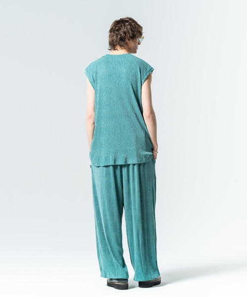 glambグラムGlamour Crepe Sleeveless T-Shirt glamb tシャツ Glamour Crepe Sleeveless T-Shirt / グラマー