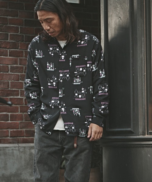 50s ビンテージ レーヨンシャツTOWNCRAFT タウンクラフト ロカビリー TOWNCRAFT シャツ TOWNCRAFT/タウンクラフト 50S ROCKABILLY