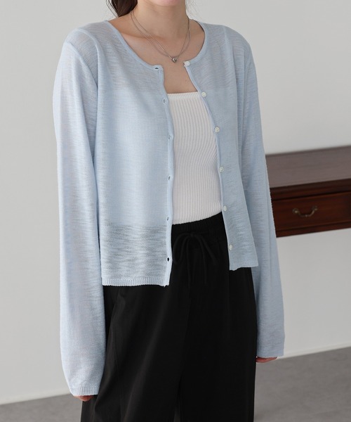 BLUEEAST（ブルーイースト） カーディガン 「新色追加/バイカラー