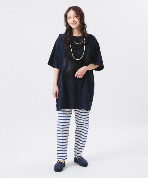 BEAMS BOY tシャツ 「別注」TORI-TO / バイアス フリル BIG T