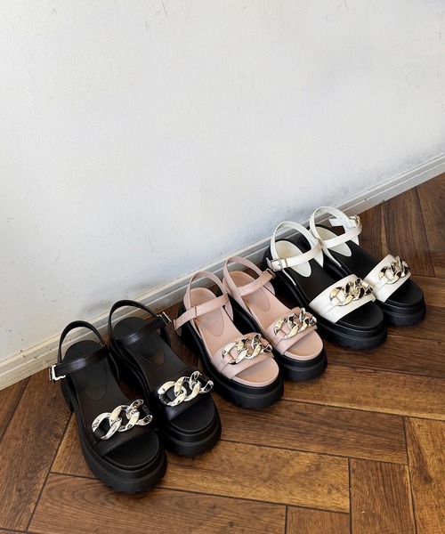 shopnikoniko（ショップにこにこ） 厚底 スポーツサンダル サンダル