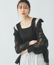 GLOBAL WORK タンクトップ ノースリーブ Beauteeラメタンク