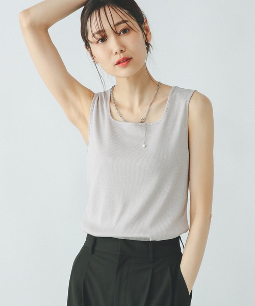 【SUKALA】美品☆クロップドタンクトップ☆コバルトグリーン☆フラワー☆ᒪ NEW ARRIVALS - SUKALA（スカーラ）