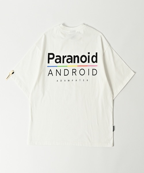 tシャツ ADAMPATEK/paranoid short sleeve T/パラノイドプリントTシャツ(AP2514019) レディース メンズ ADAMPATEK/paranoid short sleeve T/パラノイドプリントTシャツ