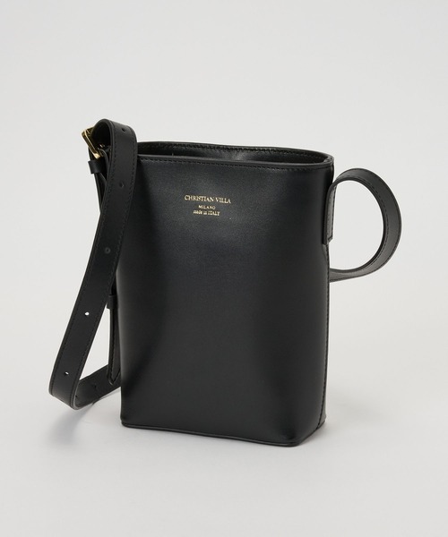 【国内/即発】 CHRISTIAN VILLA ショルダーバッグ 渋谷ヒカリエShinQs店】CHRISTIAN VILLA embossing square