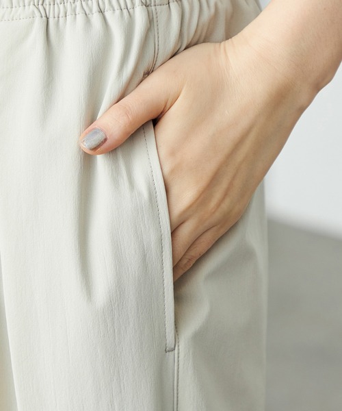 SOMETHING（サムシング） パンツ ウエストゴムSLワイドパンツ「UV