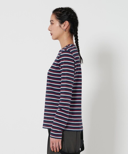 LACOSTE ラコステ カットソー ボーダーロングスリーブtシャツ B:MING by BEAMS（ビーミング by ビームス）【別注】LACOSTE