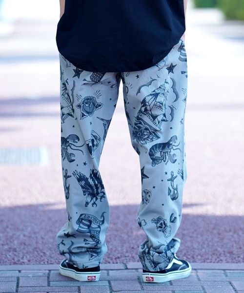 Cookman タトゥーアメトラ イージーシェフパンツ COOKMAN クックマン シェフパンツ chef pants メンズ レディース