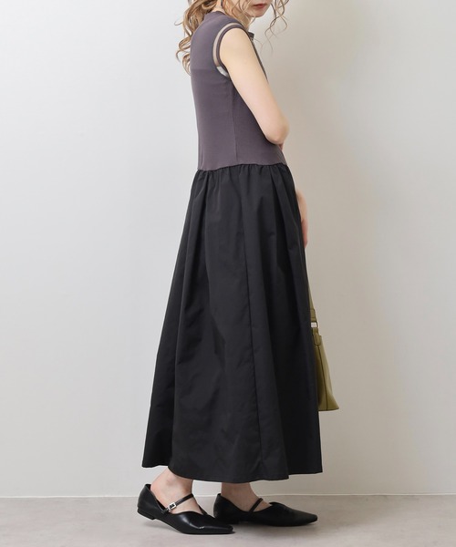 【新品】A.N.L　配色切替ノースリーブワンピース ワンピース A.N.L 配色切替ノースリーブワンピース : ZOZOTOWN