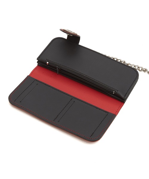 長財布 財布 an meets zakka ネイティブ刻印コンチョフラップ