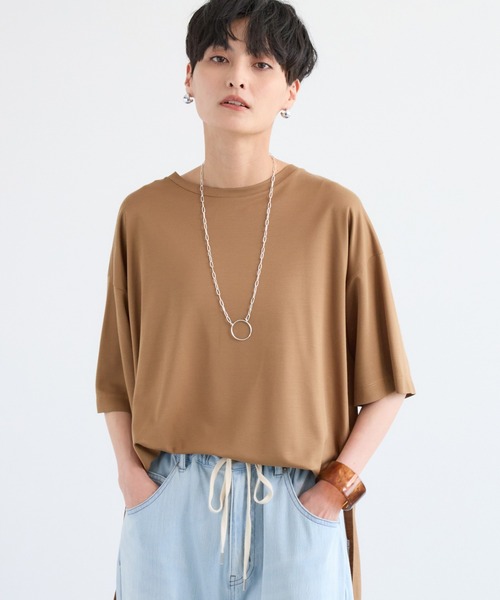 tシャツ BARNYARDSTORM / GIZAコットンバックタックロンT「汗染み軽減」マシンウォッシャブル レディース BARNYARDSTORM tシャツ / GIZAコットンバックタックロンT「汗
