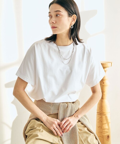 tシャツ 「SEASONAL COLLECTION」LOTUS ドルマンスリーブ Tシャツ レディース