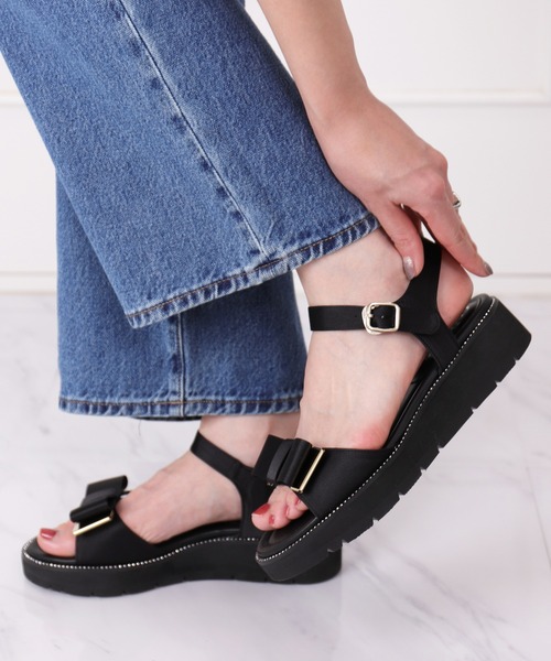 artemis by DIANA（アルテミス by ダイアナ） サンダル サテンビッグ