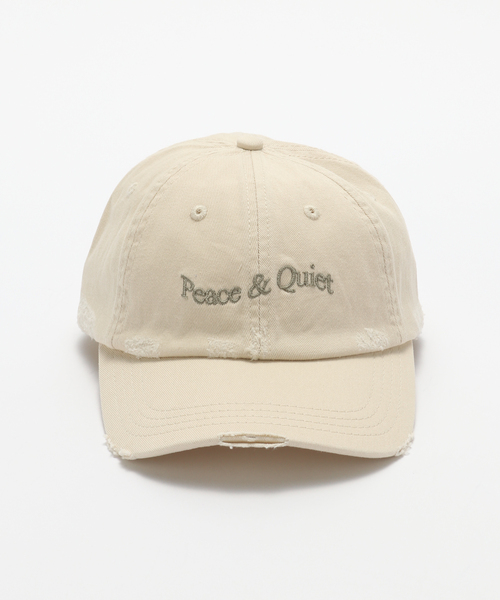 帽子 Peace PEACE & QUIET キャップ 帽子 Peace ＆ Quiet / ピース