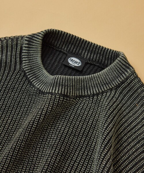 「FREAK'S STORE」 長袖ニット LARGE ブラック メンズ